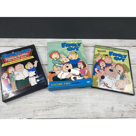 The Family Guy TV DVD Collection Mixed Lot Stewie Untold and Season 1,3 Mixed - Picture 2 of 7